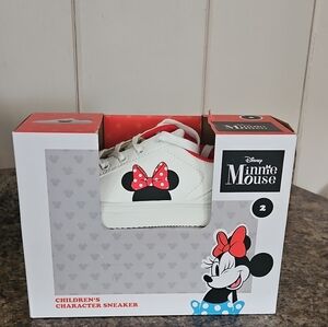 Disney Minnie Mouse White and Red Kids Sneakers